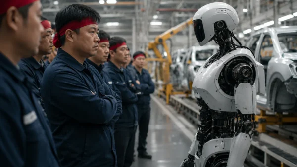 Hyundai zastavila výrobu kvůli robotům. Zaměstnanci se nebojí jen propouštění, ale i levnější práce