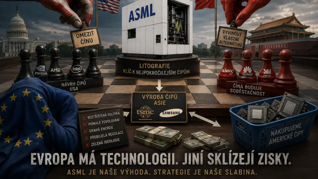 ASML litografický stroj pro výrobu čipů