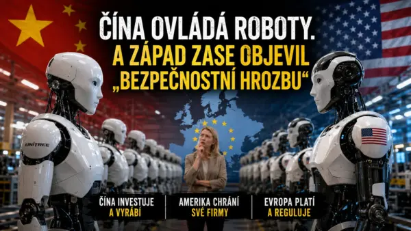 Čína ovládá roboty. A Západ zase objevil „bezpečnostní hrozbu“