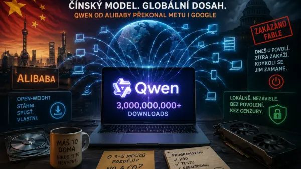 Tři miliardy stažení Qwenu. Čína možná našla lepší zbraň než nejlepší AI model