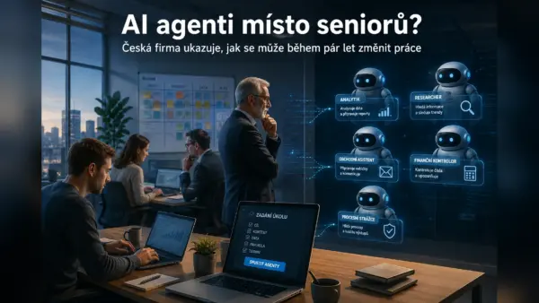 AI agenti místo seniorů? Česká firma ukazuje, jak se může během pár let změnit práce