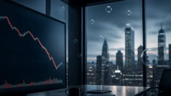 ECB varuje: AI rally může skončit korekcí jako u dot-com bubliny