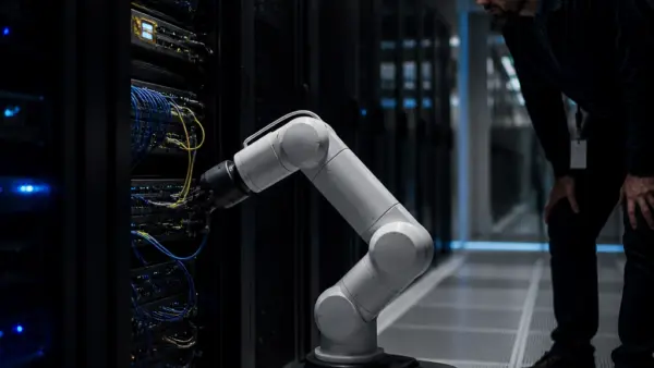 Meta testuje roboty, kteří v datacentrech zapojují kabely a restartují servery