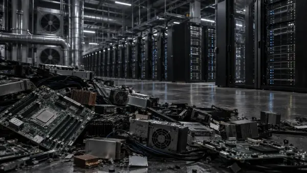AI datacentra mohou do roku 2050 vytvořit obří objem odpadu