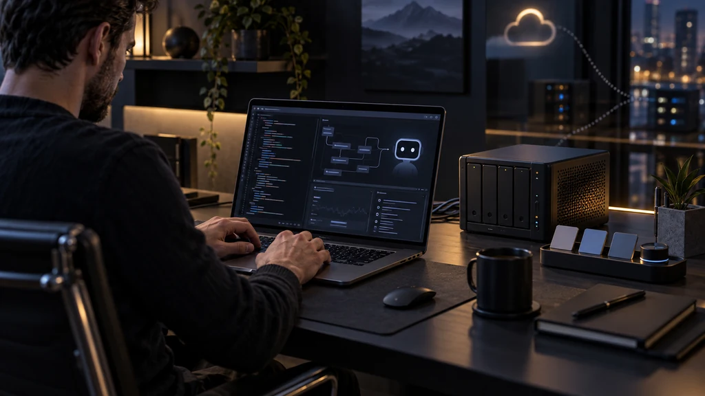 Coding agent běžící na vlastním počítači a vzdáleném stroji