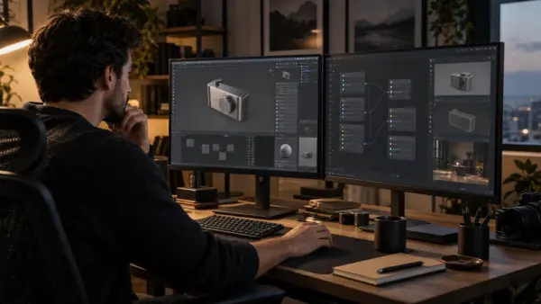 Blender Agent ovládá 3D scénu v živé konzoli
