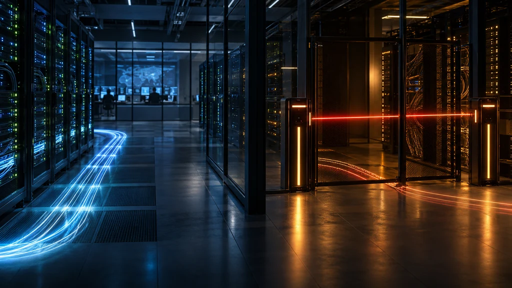 Serverové centrum s odděleným vyhledáváním a trénováním AI