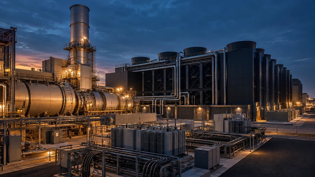 Průmyslová energetická infrastruktura pro AI datacentrum