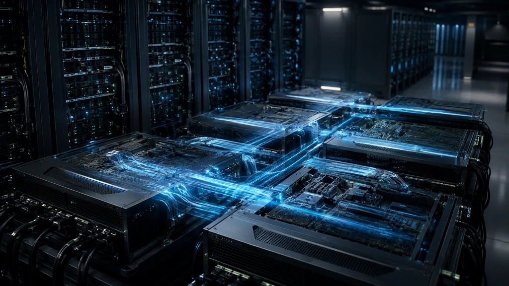 Serverovna se sdílenou cache mezi AI výpočetními uzly
