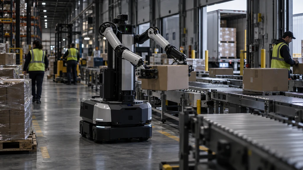 Skladový robot Maven Robotics s dvěma pažemi
