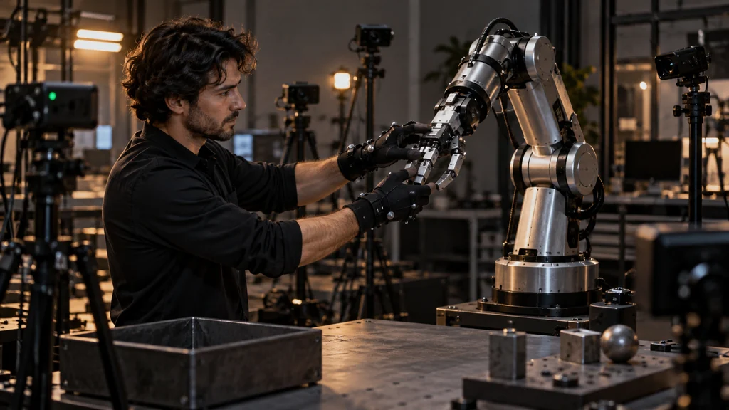 Robotické pracoviště pro sběr tréninkových dat