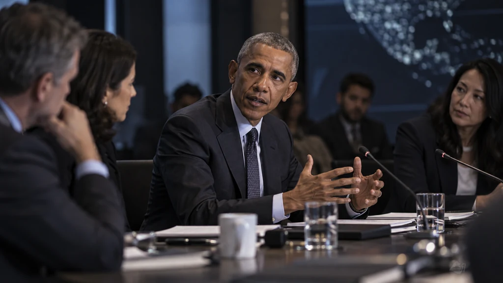 Barack Obama na politickém jednání o bezpečnosti umělé inteligence