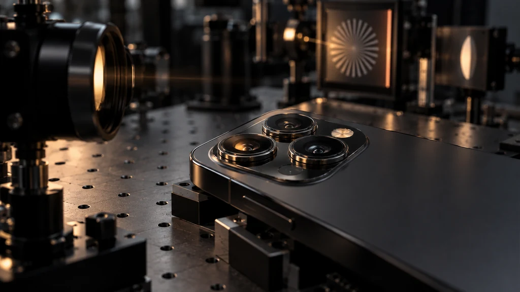 Smartphone camera module and computational photography in a precision optics laboratory
