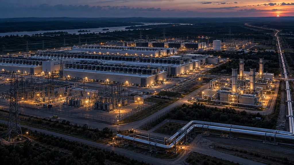 Americké datacentrum s energetickou infrastrukturou