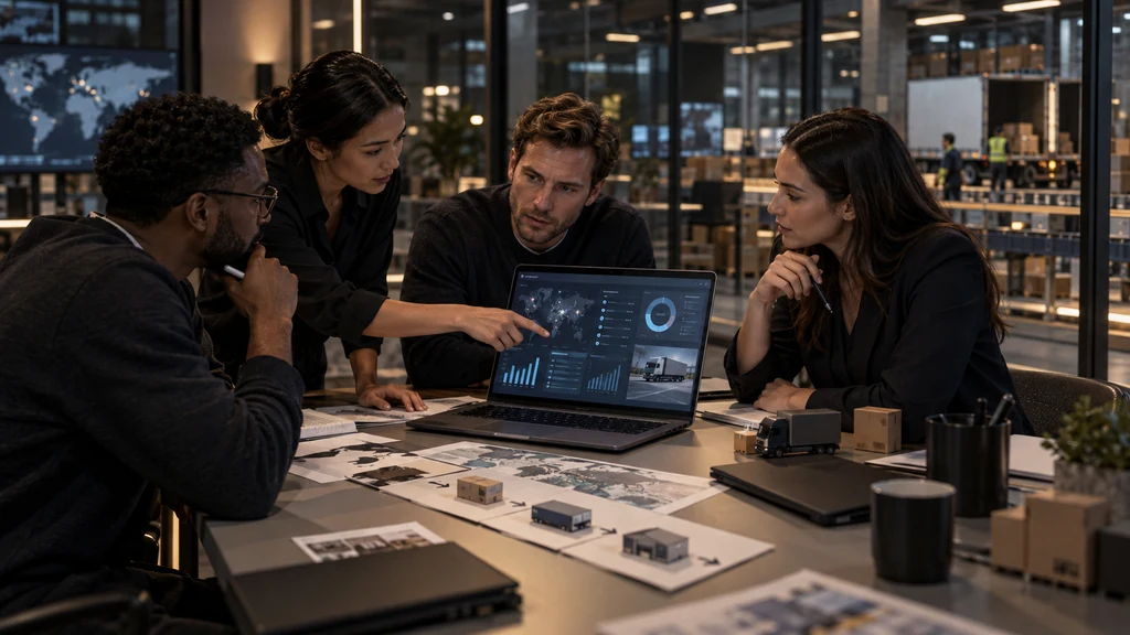 Enterprise team using an AI agent for business operations