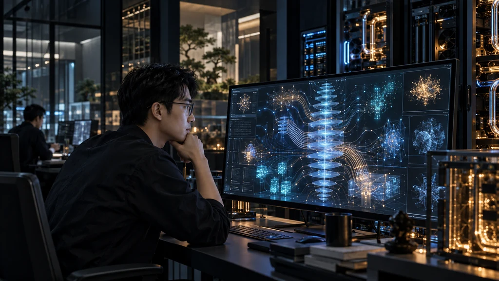 Vývojář sleduje reasoning model s dlouhým kontextem a výpočetními nároky
