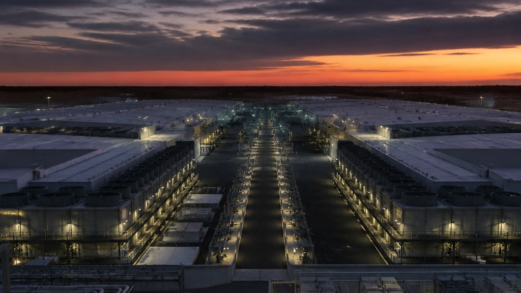 Ilustrační fotografie datacentra a AI infrastruktury Crusoe