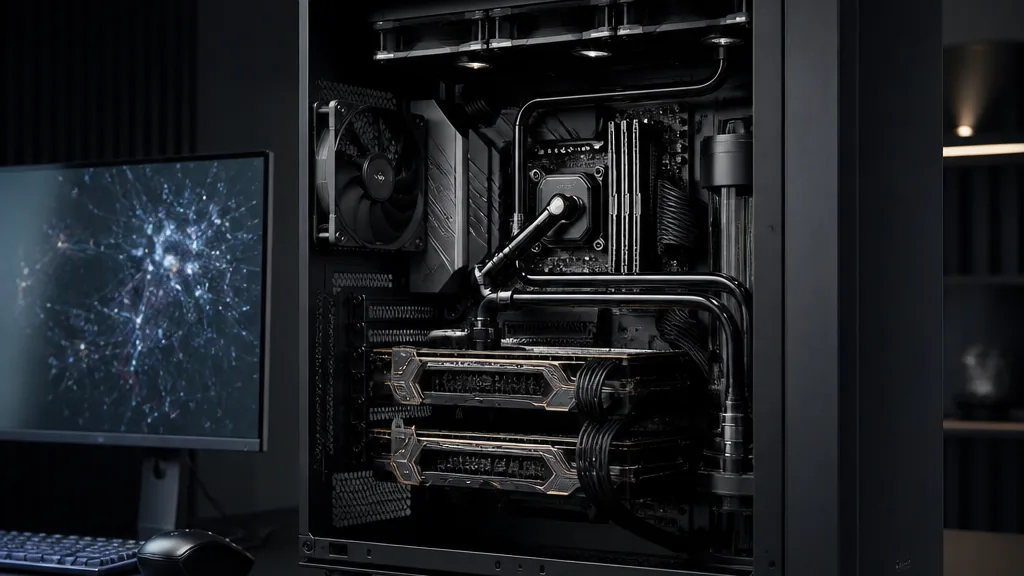 AI workstation AMD Threadripper Halo Station s kapalinovým chlazením