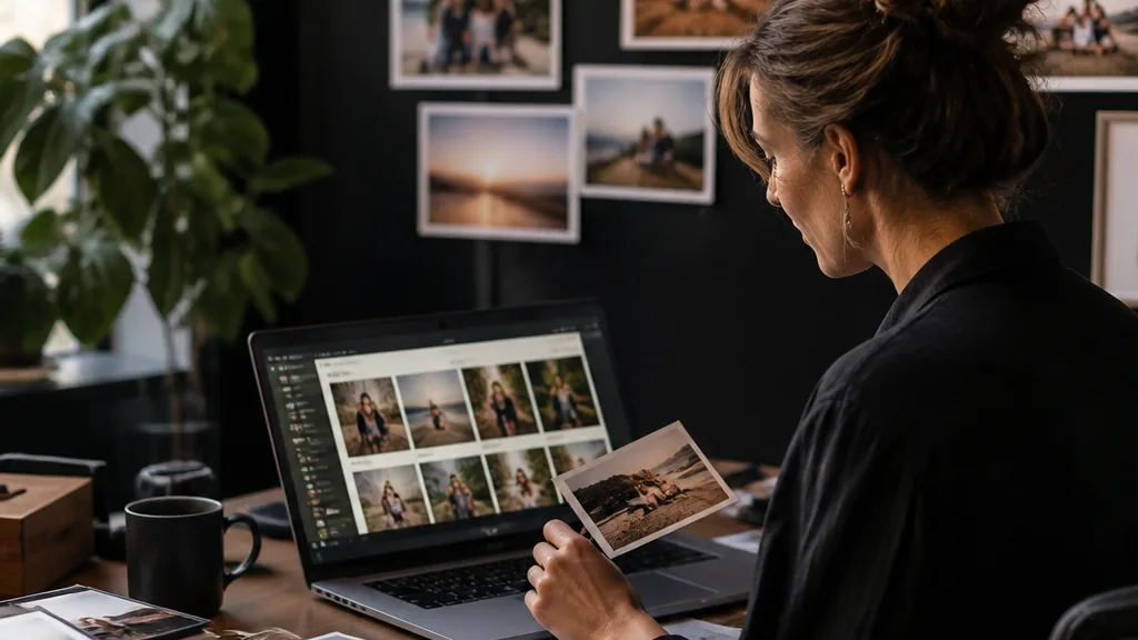 Uživatel organizuje fotografie pomocí osobního AI agenta