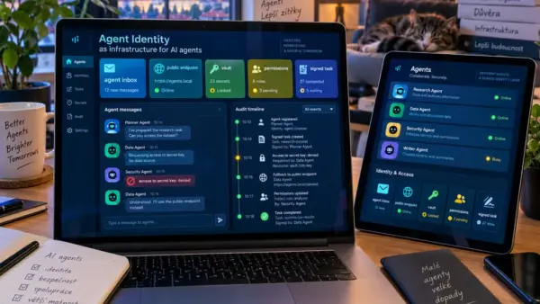 Agent Identity spojuje e-mail, oprávnění a komunikaci AI agentů