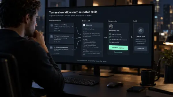 Reflex mění opakované postupy programovacích agentů na skills