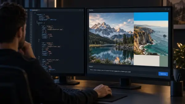 Imagor MCP převádí návrhy obrazových rozvržení od agentů na URL