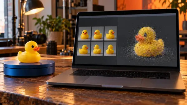 splatting-rs převádí fotografie na 3D scénu přímo v prohlížeči