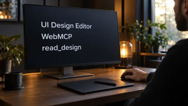 UI Design Editor propojuje společné návrhové plátno s AI přes WebMCP