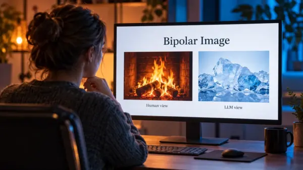 Bipolar Image ukazuje rozdíl mezi obrazem pro člověka a pro AI