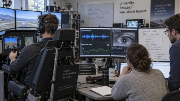 VUT a Lockheed Martin sbírají data pro AI rozpoznávající přetížení pilotů